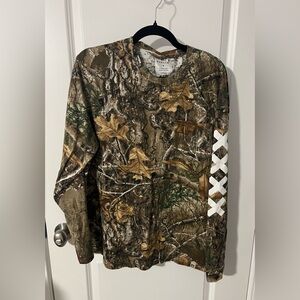 DARLIN’ Realtree Long Sleeve Camo-White